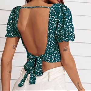 Theory Open Back Top